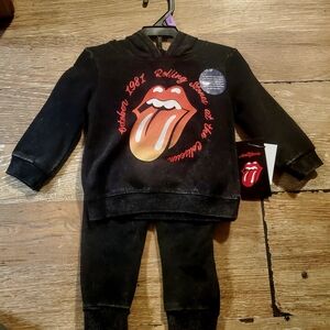 Rolling Stones Charcoal and Orange Apparel
